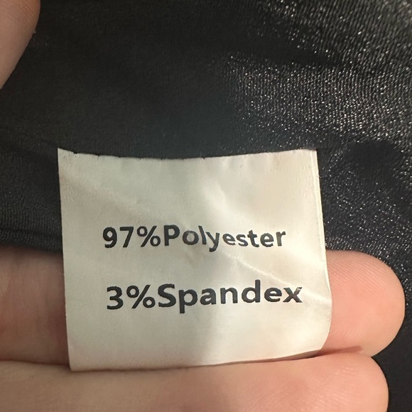 QUEEN OF SPARKLES Blouse Silver Metallic Ruffle Cropped Dainty Statement Small - Picture 5 of 6